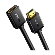 UGREEN HD107 (10145) HDMI 1.4 Male to Female 3 Meter, Black Extension Cable #10145 (4K)
