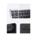 UGREEN KU005 (15258) Ultra Slim Dual Mode Bluetooth Black & Gray Keyboard #15258