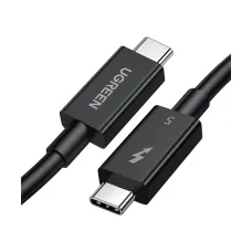 UGREEN L703 (45996) USB Type-C Male to Male, 1 Meter, Black Thunderbolt 5 Cable #45996 (240W)