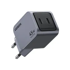 UGREEN Nexode Pro X707 (35008) Dual USB-C 45W GaN Charger / Charging Adapter #35008 (2 Pin, EU)