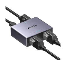 UGREEN NW301 (45311) RJ45 Female To Female Gigabit Ethernet Splitter (1 In 2 Out) #45311