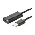 UGREEN US121 (10319) USB Type-A Male to Female, 5 Meter, Black Active Extension Cable # 10319 (With Chipset)