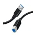 UGREEN US210 (30753) USB 3.0 Type-A Male to Type-B Male, 1 Meter, Black Printer Cable #30753