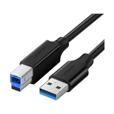UGREEN US210 (30753) USB 3.0 Type-A Male to Type-B Male, 1 Meter, Black Printer Cable #30753