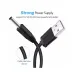 UGREEN US277 (10376) USB Type-A Male to DC 3.5mm M/F Male 1 Meter Black Cable # 10376
