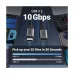 UGREEN US372 (45191) USB 3.2 Type-C Male to Female, 1 Meter, Dark Gray Extension Cable #45191