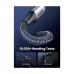 UGREEN US535 (15311) USB Type-C Male to Male, 1 Meter, Space Gray Charging & Data Cable #15311