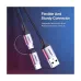 UGREEN 30875 USB Male to Micro USB & Type-C Black 1 Meter Charging & Data Cable #30875