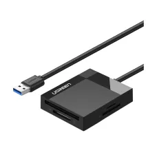 UGREEN CR125 (30333) USB Male to SD-TF Black Card Reader # 30333