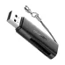UGREEN CM264 ( 60722) USB Male to SD/TF USB Black Card Reader # 60722-CM264