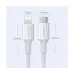 UGREEN US171 (60748) USB Type-C Male to Lightning Male, 1.5 Meter, White Charging Cable # 60748