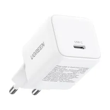 UGREEN X512 (55554) USB-C 20W PD GaN White Charger / Charging Adapter #55554 (EU)