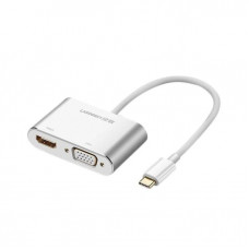 UGREEN USB-C to HDMI + VGA Converter Aluminum Case