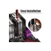upHere D6SEC ARGB CPU Air Cooler (Black)
