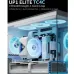 upHere UP1 Elite TC4C ARGB CPU Air Cooler (White)