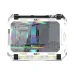 Value-Top Mloong Series X-ERA Print Stream Mini Tower (Tempered Glass Window) White Open-Frame Gaming Desktop Casing