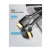 Vention AARBI HDMI 2.0 Male to Male, 3 Meter, Black 90 Degree Right Angle Cable #AARBI (4K)