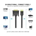 Vention ABFBF HDMI Male to DVI Male, 1 Meter, Black Cable #ABFBF (1080p)
