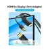 Vention ABJBG HDMI Male to DP Male, 1.5 Meter, Black Cable #ABJBG (4K)