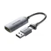 Vention ACWHA Type-C & USB Male to HDMI Female, Gray Converter #ACWHA