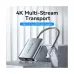 Vention ACZHB USB Type-C Male to Dual HDMI Female Gray MST Converter #ACZHB (For Type-C Thunderbolt)