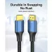 Vention ALGLI Cotton Braided HDMI A Male to Male HD 3M Cable