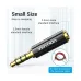 Vention BFBB0 3.5mm (TRRS) Male to 2.5mm Female Black Audio Converter #BFBB0