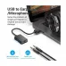 Vention CDYB0 USB Male to Dual 3.5mm Female Black External Sound Card # CDYB0
