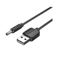 Vention CEXBG USB Type-A Male to DC 3.5mm Barrel Male, 1.5 Meter, Black Cable # CEXBG