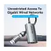 Vention CFQHB USB Type-C & USB Male to LAN Female Gray Converter #CFQHB