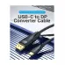 Vention CGYBG USB Type-C Male to DP Male 1.5 Meter Black Cable #CGYBG (8K)