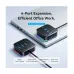 Vention CHZBF USB Male to Tri USB & Type-C Female Black USB HUB #CHZBF