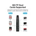 Vention CLFB0 USB Male to TF/SD Black Card Reader #CLFB0