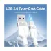 Vention CTOWF USB 2.0 Male to Type-C Male, 1 Meter, White Cable # CTOWF