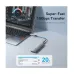 Vention CUAH0 USB Male to Type-C Female Gray Converter with Lanyard #CUAH0