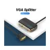 Vention DBABF VGA Male to Dual VGA Female, 1 Meter, Black & Gold Converter # DBABF (1 In 2 Out, Splitter)