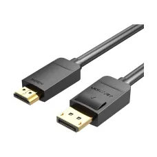Vention HADBH DisplayPort Male to HDMI Male Black 2 Meter Display Port Cable