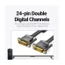 Vention EAABI DVI (24+1) Male to Male, 3 Meter, Black Cable #EAABI (1080p)