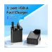 Vention FACB0-UK 1-Port USB 22.5W Black Charger / Charging Adapter
