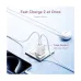 Vention FEQW0-EU 30W GaN USB & USB-C White Charger / Charging Adapter #FEQW0-EU (2 Pin, EU)