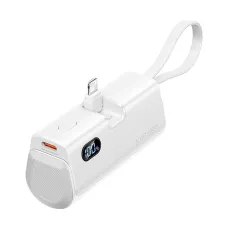 Vention FHRW0 4800mAh 22.5W White Power Bank with Digital Display #FHRW0
