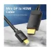 CHABBI Mini DisplayPort Male to HDMI Male, 3 Meter, Black Cable #HABBI (1080p)