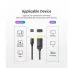 CHABBI Mini DisplayPort Male to HDMI Male, 3 Meter, Black Cable #HABBI (1080p)