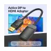 Vention HBZBB DisplayPort Male to HDMI Female 0.15 Meter Black Converter #HBZBB (4K)