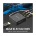 Vention AEEB0 HDMI Female to RCA Female, Black AV Converter #AEEB0