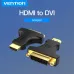 Vention AIKB0 HDMI Male to DVI Female Black Converter #AIKB0