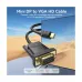 Vention HFDBF Mini DisplayPort Male to VGA Male, 1 Meter, Black Cable #HFDBF (1080p)