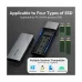 Vention KPGH0 M.2 NVMe Gray SSD Enclosure #KPGH0