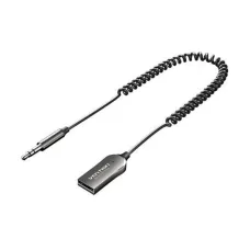 Vention NAIHG Bluetooth 5.4 Aux With USB Bluetooth Audio Receiver for Car, 1.5 Meter Gray #NAIHG