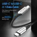 Vention TAAHG USB 3.1 Type-C Male to Male 1.5 Meter Braided Charging & Data Cable
